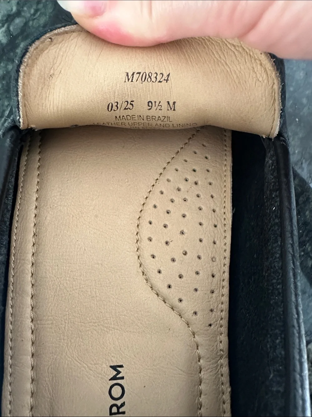 NWOT Nordstrom Men’s Black Leather Bit Driving Loafers